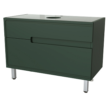 Тумба под раковину Taliente Cevia TA-MBC-100PS-grigio verde 100х50 подвесная цвет зеленый